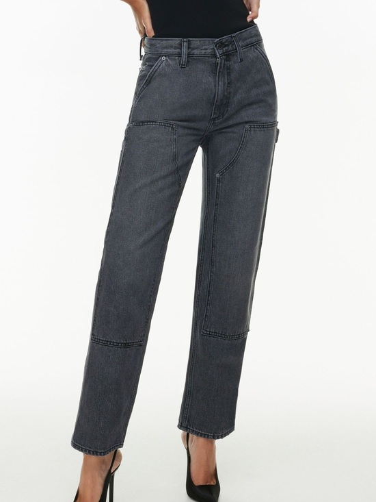 Aritzia Denim - Aritzia Straight Leg Jeans in Washed Black